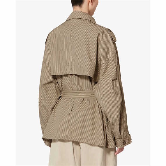 Isabel Marant Etoile Claya Jakke, Beige/Khaki 